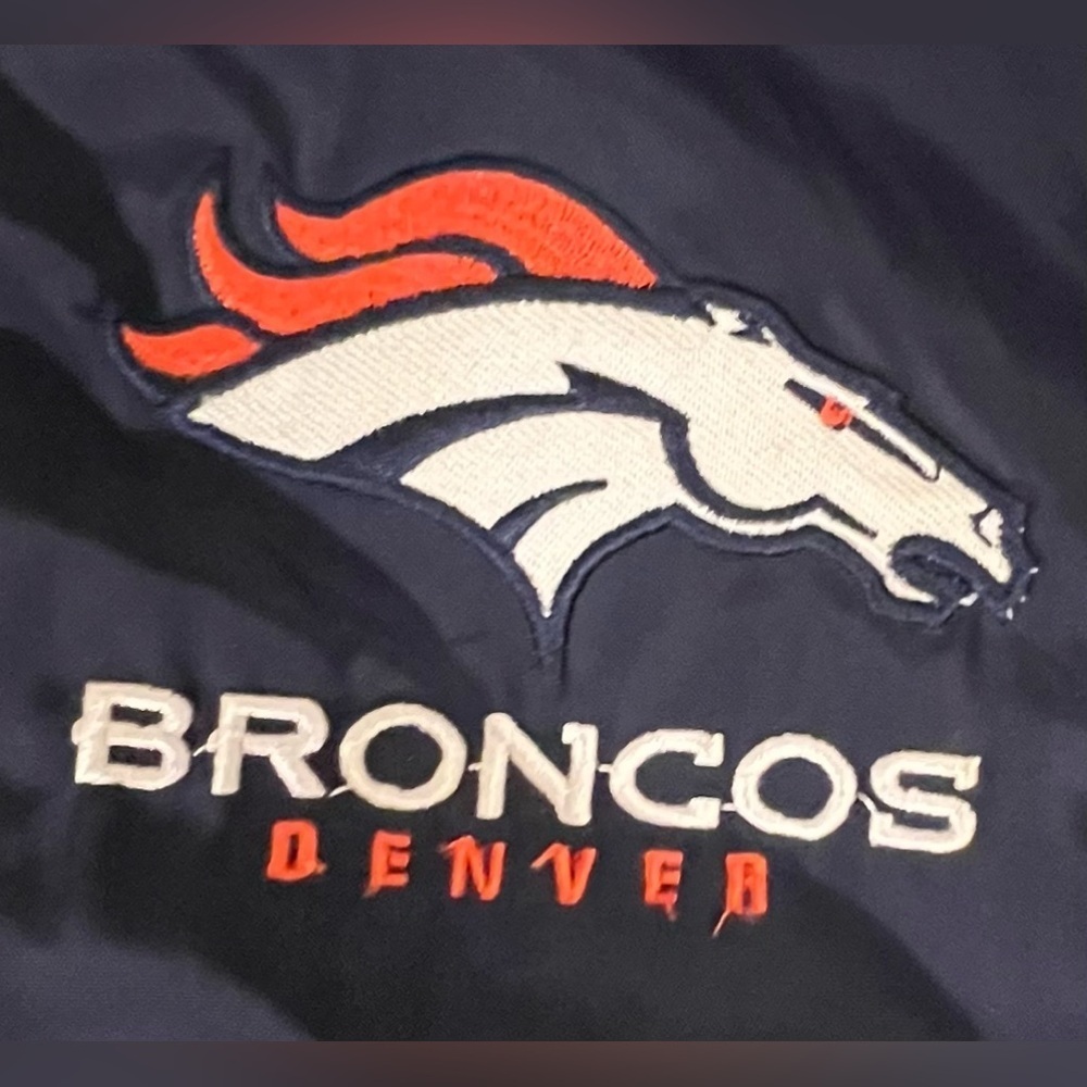 Denver Broncos 1960 NFL Embroidered Team Apparel Football Jacket - Picture 6 of 13